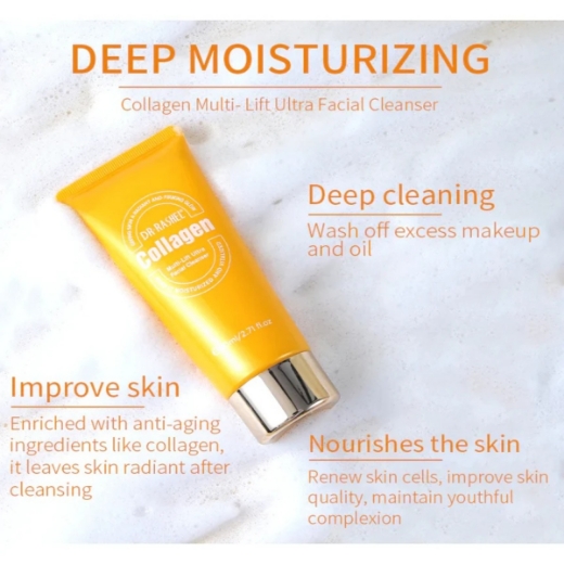 صورة دكتور راشيل غسول للبشرة بخلاصة الكولاجين